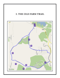 5. THE OLD FARM TRAIL - Sugarloafregionaltrails.org