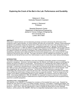 Exploring the Crack of the Bat in the Lab: Performance and Durability