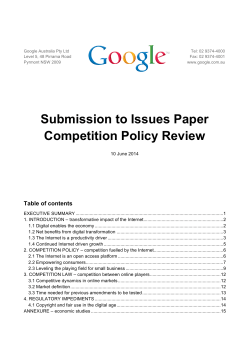 524 KB - Competition Policy Review