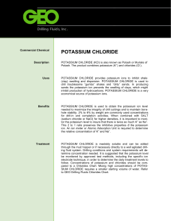 Product Description - GEO Drilling Fluids