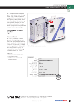 Heat Shrinkable Tubing