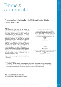Photographs of the Brazilian Civil-Military Dictatorship in history