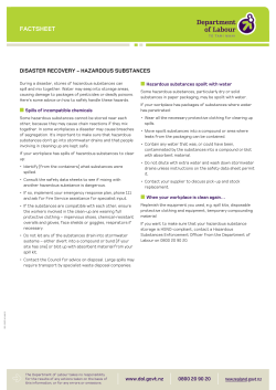 Hazardous substances