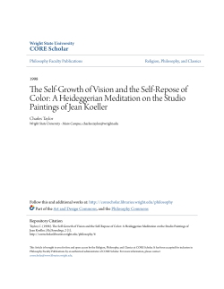 The Self-Growth of Vision and the Self-Repose of