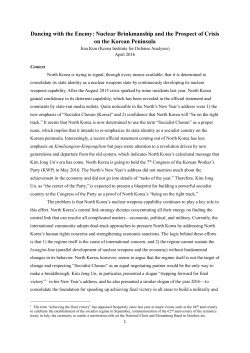 Dancing with the Enemy: Nuclear Brinkmanship and the Prospect of