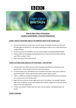 How to Steer Clear of Scammers