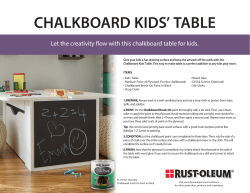 chalkboard kids` table