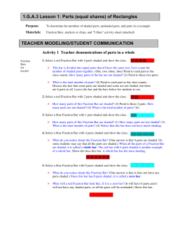 Lesson 1: Parts (equal shares)