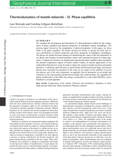 Thermodynamics of mantle minerals II. Phase equilibria