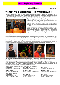 Oceania Weightlifting Federation