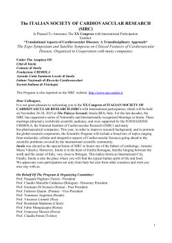 The ITALIAN SOCIETY OF CARDIOVASCULAR