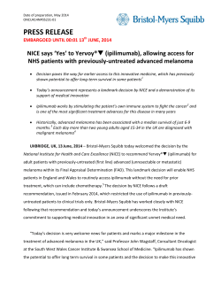 PRESS RELEASE - Bristol