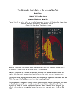 The Chromatic Court - 18thWall Productions