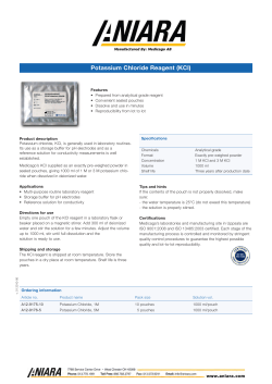 Potassium Chloride Reagent (KCl)