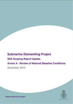 Submarine Dismantling Project