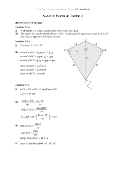 Sample Paper 4: Paper 2