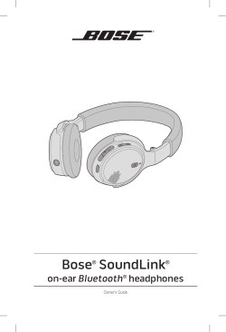 Bose&reg; SoundLink&reg;