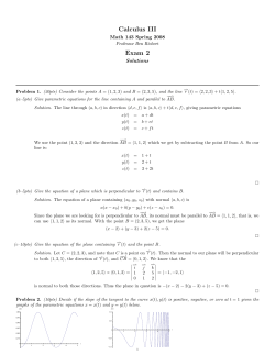 Exam 2 solutions