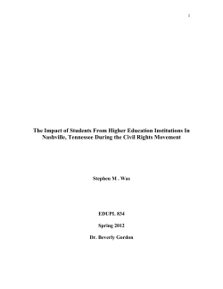 The Impact of Students From Higher Education Institutions In