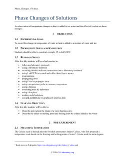 Phase Changes of Solutions - X