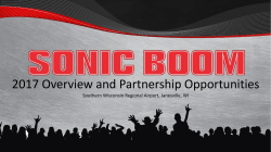 2017 Overview and Partnership Opportunities