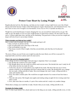 Protect Your Heart by Losing Weight