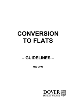 Flat Conversion Guidelines