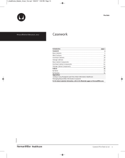 Price Book: Casework