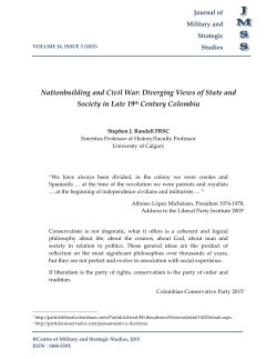 Nationbuilding and Civil War - Journal of Military and Strategic Studies