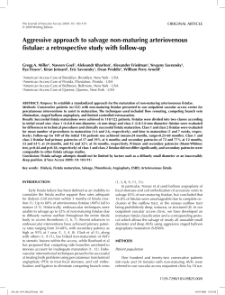 Aggressive approach to salvage non-maturing