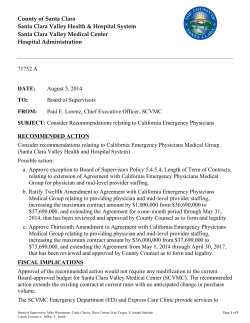 Agreement/Amendment 71752 - Consider Recommendations