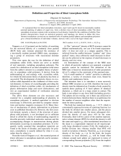 Definition and Properties of Ideal Amorphous Solids