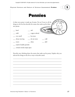 Pennies - Brilliant Publications