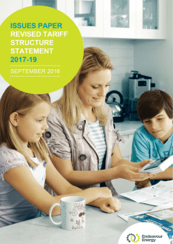 standard form - Endeavour Energy