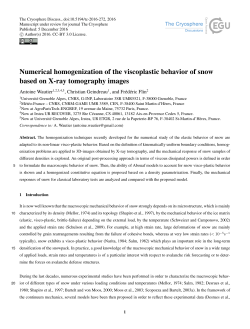 Numerical homogenization of the viscoplastic behavior of snow