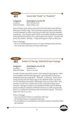 ITEM ITEM - SF Sports Auction