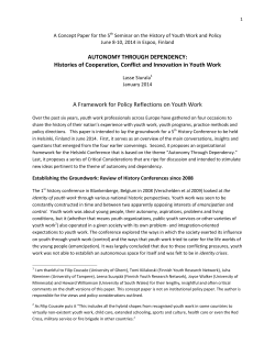 Concept paper - Council of Europe