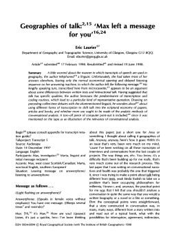 Geographies of talk:2, 15`Max left a message for you