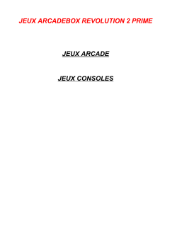 jeux arcadebox revolution 2 prime jeux arcade