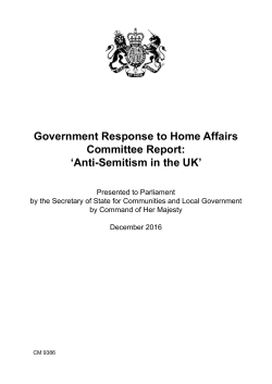 Anti-Semitism in the UK