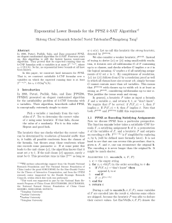 Exponential Lower Bounds for the PPSZ k