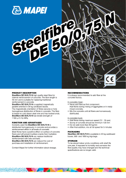 Steelfibre DE 50/0,75 N Steelfibre DE 50/0,75 N