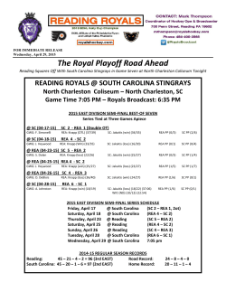 The Royal Playoff Road Ahead