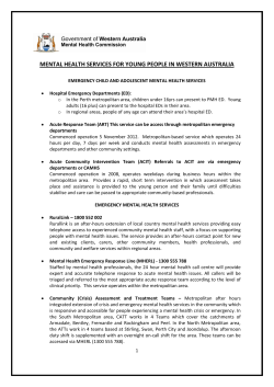 Mental Health Services For Young People