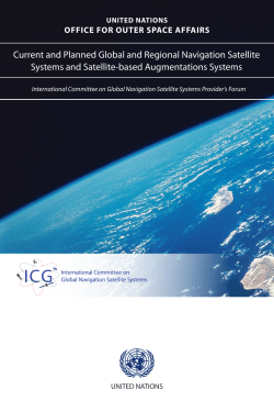 Current and Planned Global and Regional Navigation Satellite