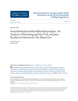 An Analysis of Parenting and the Dick and Jane Readers in