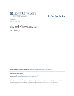 The End of Free Exercise?