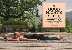 A Good NiGht`s sleep - Integrative Restoration Institute