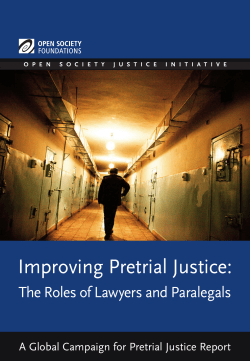 Improving Pretrial Justice