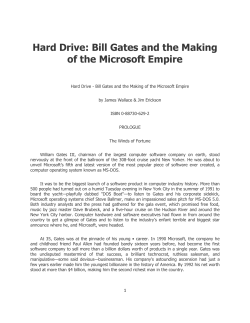 Hard Drive: Bill Gates and the Making of the Microsoft